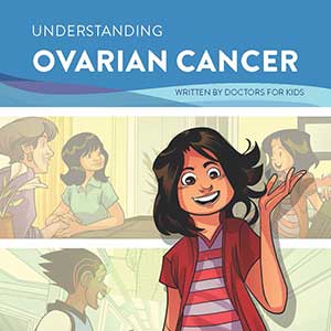 cover art of the comic book about ovarian cancer